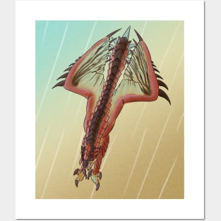 Diving Rathalos Posters and Art